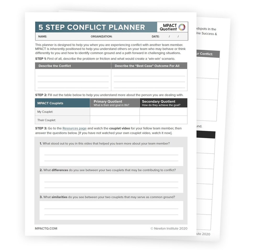 Conflict Planner